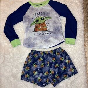 Star Wars Kids Pajama Set - Blue and Green